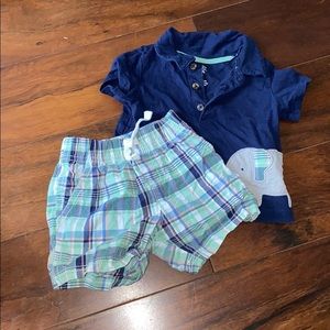 Boys 2 piece short outfit